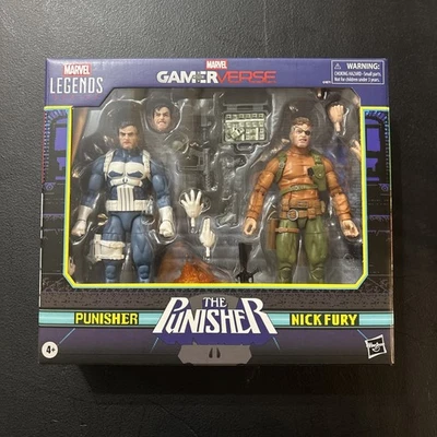 Экшн-фигурка Hasbro Marvel Legends Punisher vs Nick Fury 6 дюймов упаковка 2 шт. - Изображение 1 из 4