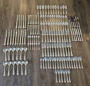 148 Pieces Of Birk's Regency Silver Plate "Louis de France" - Picture 1 of 14