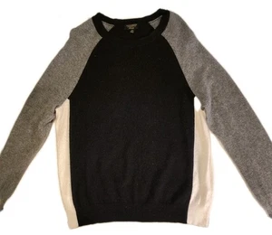 Charter Club Luxury 100% Casmere Womens XL Sweater Color Block Minimalist - Picture 1 of 8