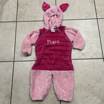 The Disney Store PIGLET Halloween Costume 24 Mo Months Winnie the Pooh CUTE!! - Image 1 of 4