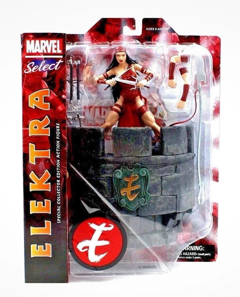 Marvel Diamond Select Elektra Collector Edition Action Figure 2002