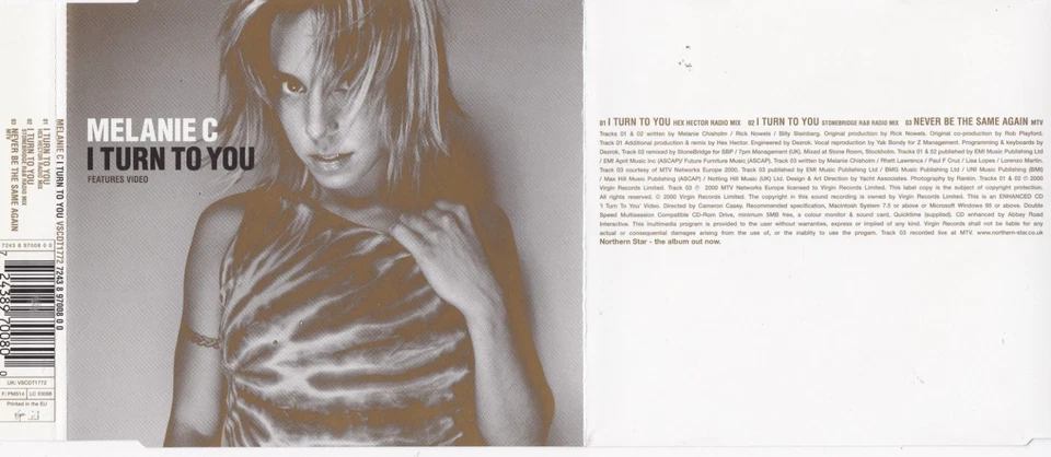 Melanie C - I Turn To You (Hex Hector Radio Mix) (3 Track Maxi CD) + Video - Bild 1 von 1