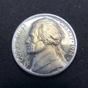 1974 “S” Proof 5c Five Cents-US Jefferson Nickel!! Shiny finish [A30] - Picture 1 of 7