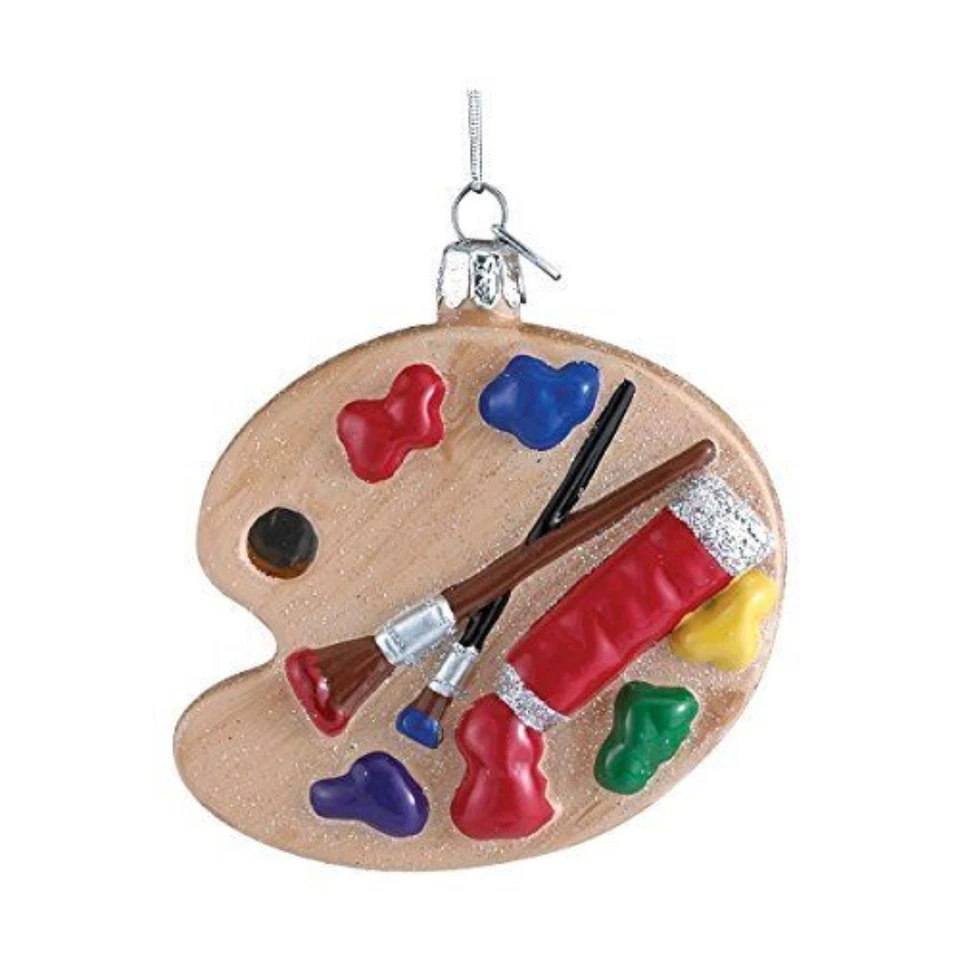 Kurt Adler Kurt Adler Glass Paintng Palette Ornament