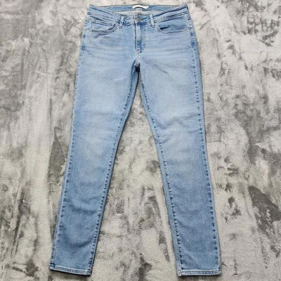 Levi's Jeans Womens W30 L30 Blue Light Wash 711 Skinny Mid Rise Stretch Denim - Image 1 of 4