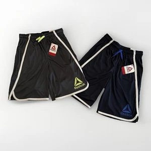Reebok Athletic Active Shorts Logo Taschen Ebenholz marineblau 2er-Set Jungen XL 14-16 NEU - Bild 1 von 13