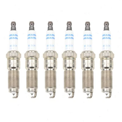 6 bujías Bosch doble platino para Dodge Caravan 2001-2007 3,3 L V6 iz Foto 1 de 4