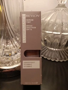 Revlon Illuminance Tinted Serum w/ SPF 15 #417 Warm Caramel Ginger Root+Vit E&C - Picture 1 of 6