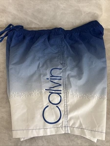 CALVIN KLEIN MEN'S GRADIENT DOT7 VOLLEY SWIMWEAR SHORTS XL SIZE-NWT CBOVPC13 - Picture 1 of 3