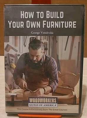 How to Build Your Own Furniture (DVD 5 Disc Set, 2019) George Vondriska NEW  - Image 1 of 4