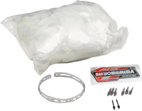 Kit de reempaquetado de escape silenciador premium Yosh AT2 para BMW S1000RR 15-20 Foto 1 de 3