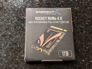 SABRENT 1TB Internal SSD for Steam Deck & ROG Ally Rocket 2230 NVMe 4.0 (5GBps) - Afbeelding 1 van 2