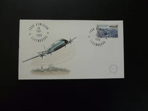 aviation Luxair FDC Luxembourg 1968 - Picture 1 of 1