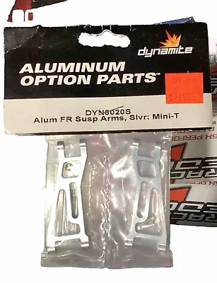 DYNAMITE DYN802OS Aluminum Front Susp Arms, Silver: Mini T - Image 1 of 2