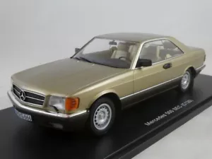 KK Mercedes Benz 500 SEC C126 gold metallic 1987 1/18 KKDC180335 - Foto 1 di 3