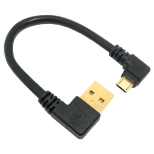 90 Grad rechtwinkliger Micro-USB-Anschluss nach links A USB Synchron ыχ X4U H6N1 - Zdjęcie 1 z 1