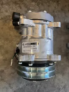 A/C Compressor OEM Sanden SD7H15HD for Kenworth T660 QR New - Picture 1 of 9