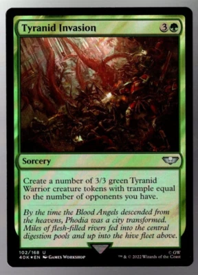 Tyranid Invasion 102/168 Uncommon Surge Foil Warhammer 40K MTG NM - Image 1 of 2
