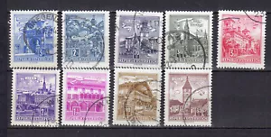 Autriche 1962-70 monuments & bâtiments 9 timbres oblitérés /TE5205b - Picture 1 of 1