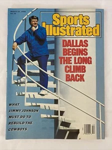 1989 March 20 Sports Illustrated Magazine Jimmy Johnson Rebuilds Dallas (CP398) - Picture 1 of 3