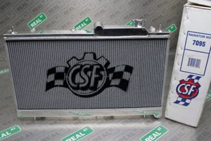 CSF Race Spec Aluminum Radiator 2 Row 42mm for WRX EJ255 FA20DIT STI EJ257 08-21 - Picture 1 of 9