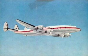 Postal avión Super Constellation Qantas Empire Airways sin publicar - Imagen 1 de 2