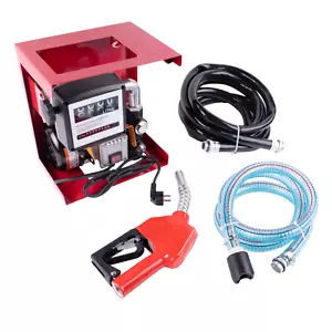 POMPA DIESEL 220V POMPA OLIO COMBUSTIBILE POMPA DIESEL 220V ELETTRICA DIESEL 60L - Foto 1 di 9