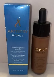 ARTISTRY Hydra-V Sheer Weightless Foundation SPF 15 Sunscreen Cream L6N1 WALNUT - Picture 1 of 8