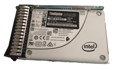 Lenovo 960GB SATA 6GPBS 2.5" SSD Think System 01GT760 7SD7A05740 with Caddy - Image 1 of 4