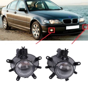 1 Pair Fog Light Driving Lamp For BMW 3-Series E46 Sedan 4-Door 63176911007 BE - Picture 1 of 5