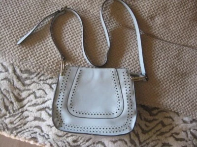 Franco Sarto бледно-синий искусственной кожи наплечная сумка, через плечо, сумочка, 10 x 9 x 5  - Изображение 1 из 4