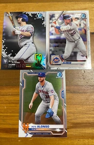 Pete Alonso 2019-21 bowman chrome 3 lot free shipping - Picture 1 of 6