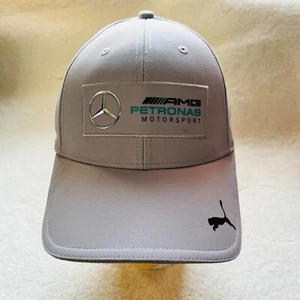 Berretto da baseball nuovo con etichette Puma unisex adulti grigio Petronas Motorsport Mercedes Racing - Foto 1 di 6