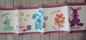 blues clues bluey kids wall border partial roll prepasted 8 feet 1 inch USA - Picture 1 of 2