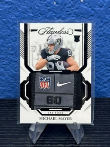 2023 Panini Flawless #RP-MMR Michael Mayer NFL Nike Laundry Tag RC/3 Raiders - Foto 1 di 7