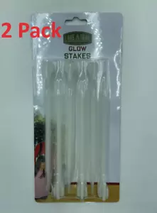 12er PACK GLÜHENDE CAMPINGPFÄHLE - SEE & TRAIL - 7", 18cm Kunststoff Zeltpfähle NEU - Bild 1 von 4