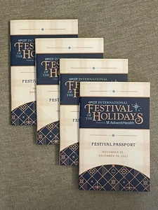 Disney Epcot 2022 Festival of the Hollidays Reisepass Stck 4 - Bild 1 von 8
