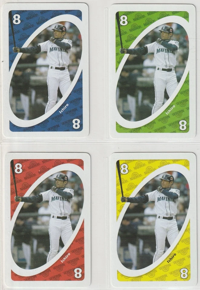 Ichiro Suzuki 2006/07 Uno American League Stars - 4-Card Lot - Seattle Mariners - Image 1 of 1