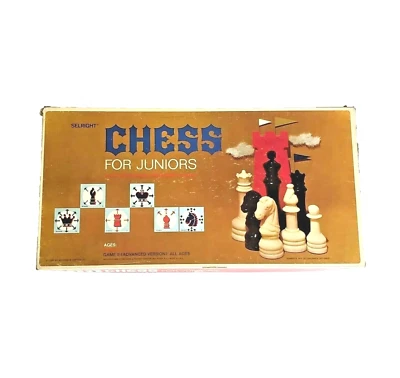 Chess For Juniors Selright 1965 Complete,Vintage Made in USA, Directional Cards - Image 1 of 4