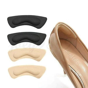 4 X ABSATZGRIFFE SCHUHSTIEFEL PAD FUSSPROTEKTOREN GEL HEILEN KOMFORT BLISTER LINER - Bild 1 von 6