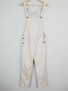 HATCH Womens Size 0 or XS Beige Maternity Dungarees The Twill Overall RRP$350 - Picture 1 of 6
