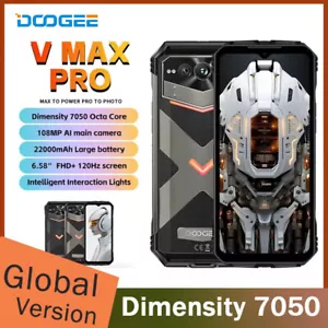 Global Version DOOGEE V Max Pro 5G Phone 32G+512GB 108MP AI Camera 22000mAh IP68 - Picture 1 of 20