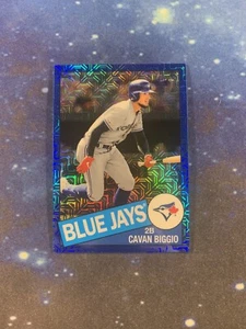 2020 Topps Cavan Biggio Silver Pack Blue Mojo Refractor /150 Toronto Blue Jays - Picture 1 of 2