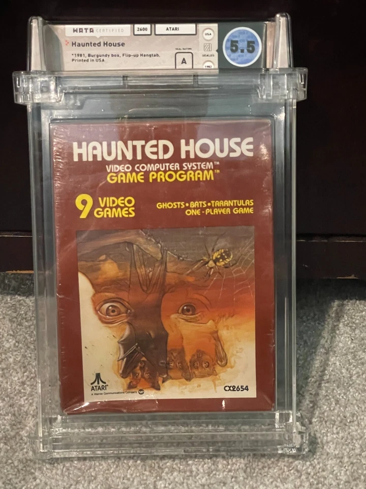 WATA 5.5 A Sealed Haunted House (Atari 2600, 1981 USA) - Image 1 of 2