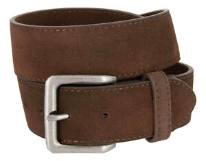 Suede Casual Jean Belt With Silver Buckle, 1 1/2" - Wide Size 30-46!!