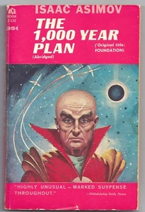 The 1,000-Year Plan (Foundation) - Isaac Asimov - 1951 Ace Books D538 Paperback - Picture 1 of 3