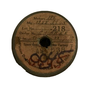 "Alambre fino de tungsteno vintage de 0,0045"" de diámetro 185 metros NOS General Electric" - Imagen 1 de 1