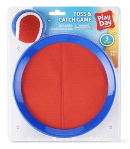 Play Day Toss & Catch Game Set 2 Discs and 1 Ball - Picture 1 of 3