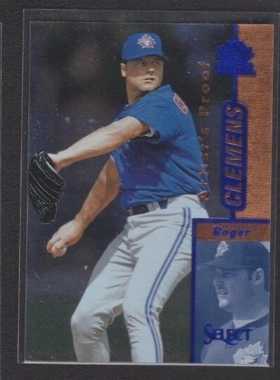 1997 PINNACLE SELECT BLUE ARTIST'S PROOF PARALLEL #24 ROGER CLEMENS 1:355 PACKS - Image 1 of 1