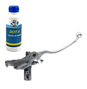 BRAKTEC DOT 4 FRONT BRAKE MASTER CYLINDER & LEVER 460115MO0 & 500ML DOT 4 OIL - Picture 1 of 6